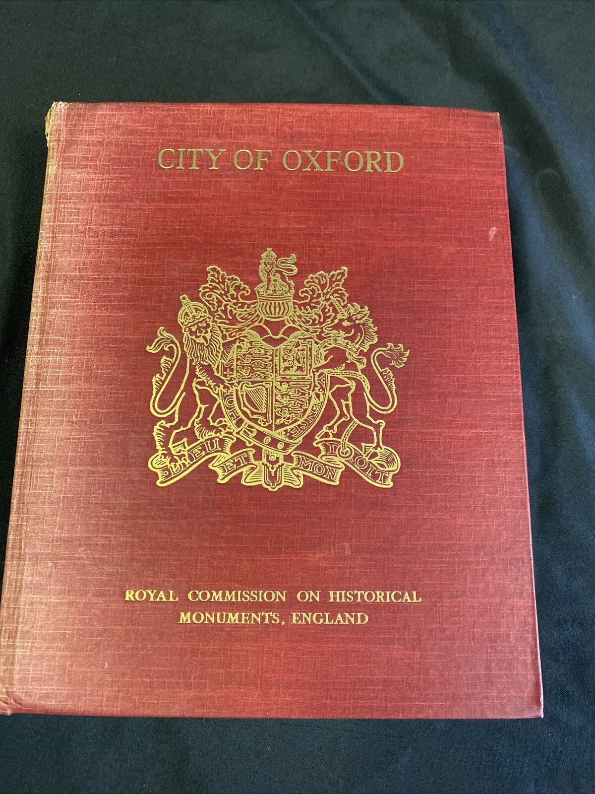Royal Commission on Historical Monuments City Of OXFORD 1939  - (7676)