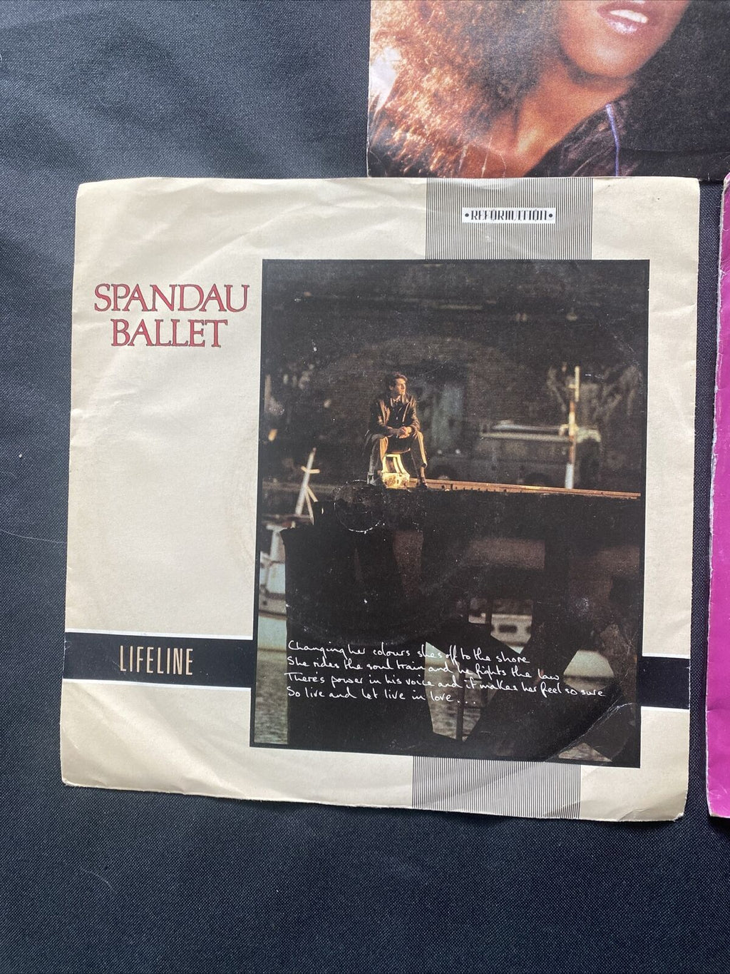 Vinyl Records 7" Singles 5 x 1980's Spandau Ballet, The Simpsons Etc -9453