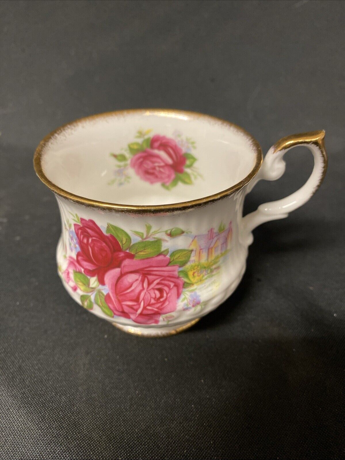 Rosina China Co. Ltd Queens Roses fine Bone China England - CUP - (5838)