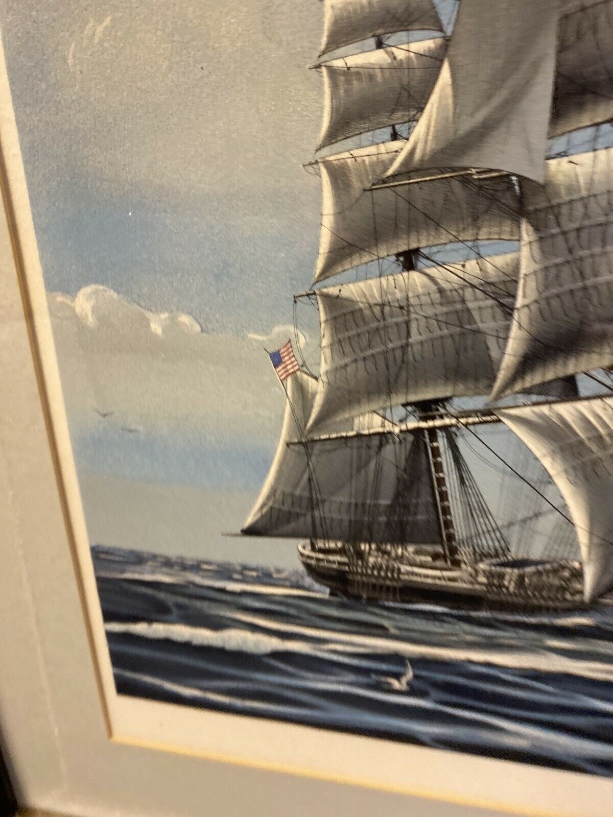 Richard Linton Australian Original Signed Framed Lithograph China Bound  (7367)