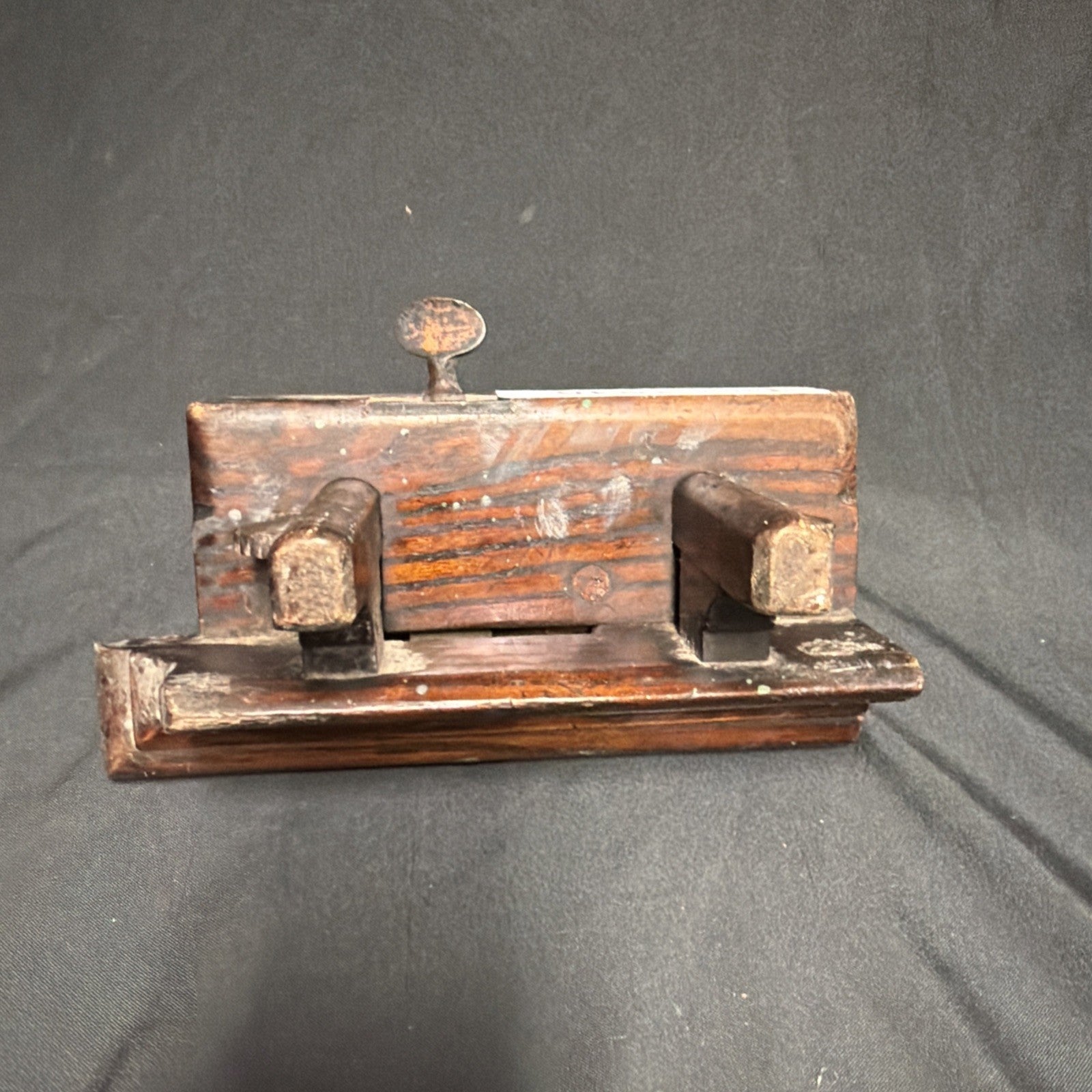 Antique British Wooden Plough Plane 9.5" - (1945)