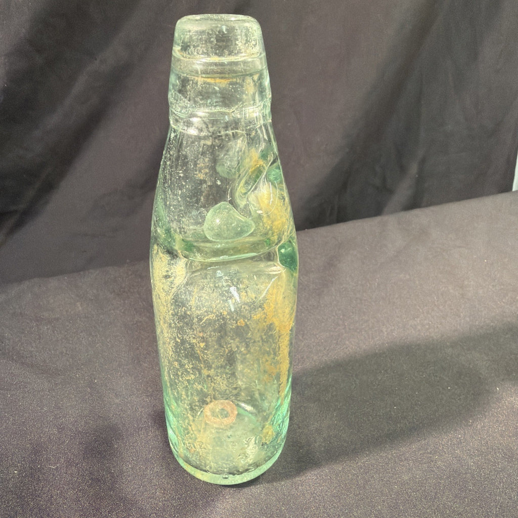 Antique Glass Bottle A.J. LEY Conway Codd 1800's 19cm tall - (2015)