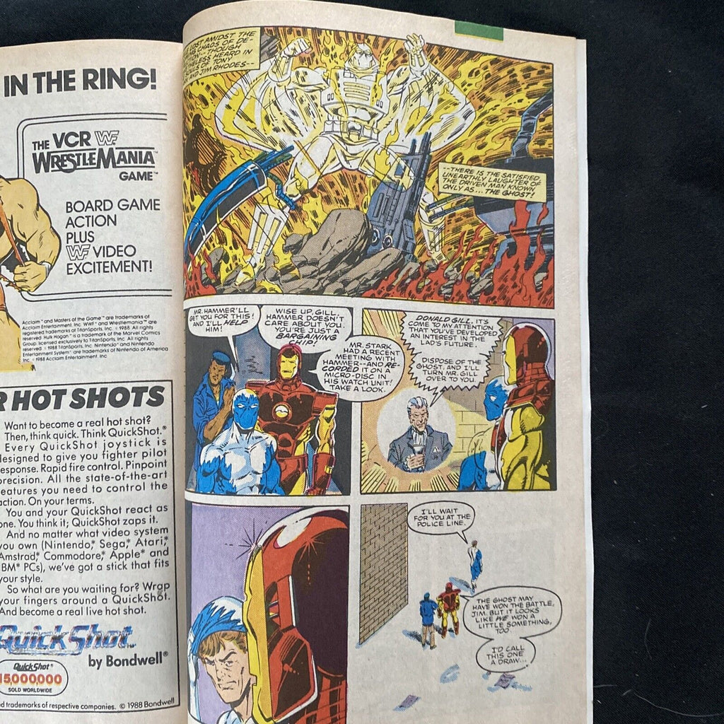 COMIC - Marvel IRON MAN Vol 1 #240 1989 Good Condition - 9367