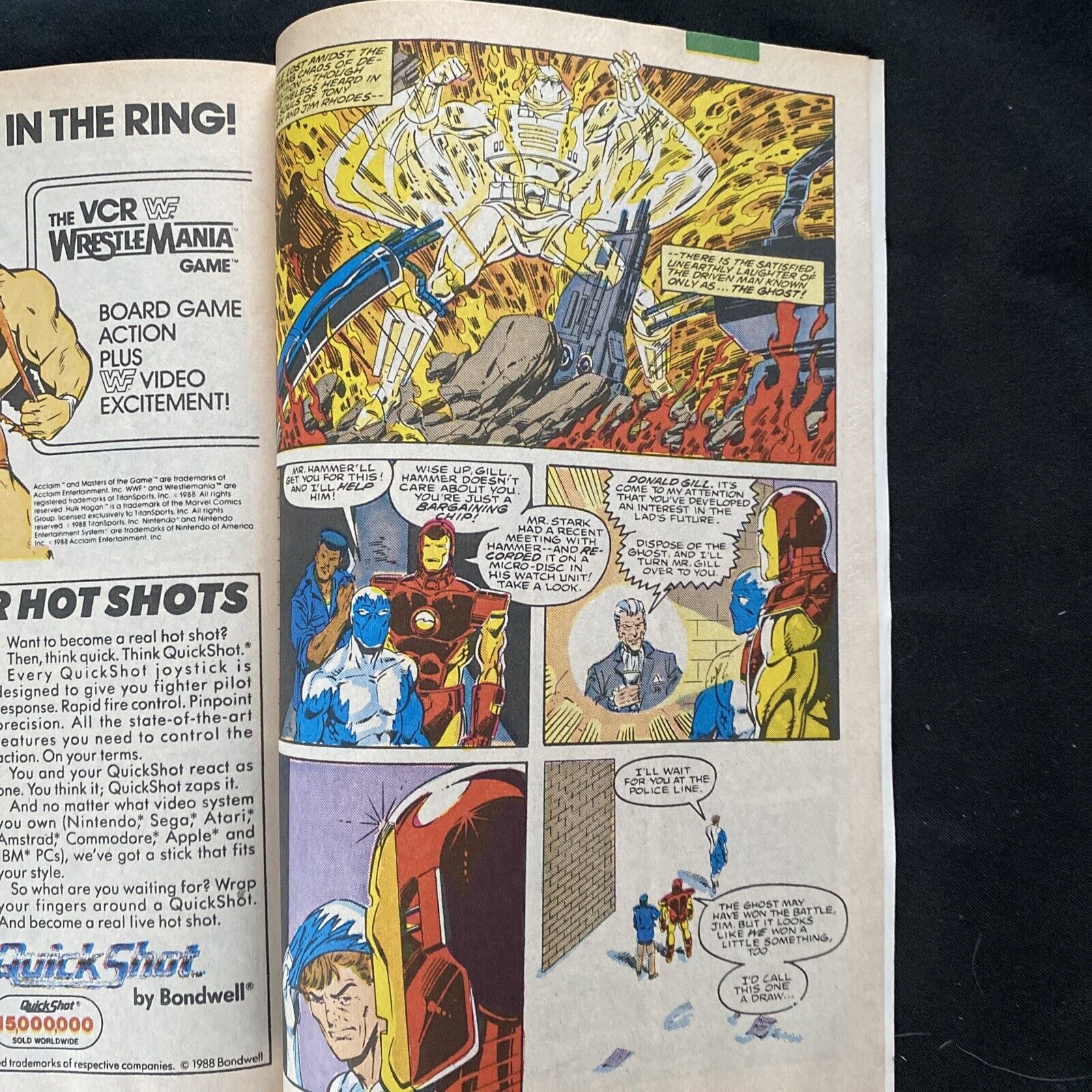 COMIC - Marvel IRON MAN Vol 1 #240 1989 Good Condition - 9367