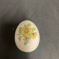 Trinket Box EGG - England Bone China Yellow Flower design - (9222)
