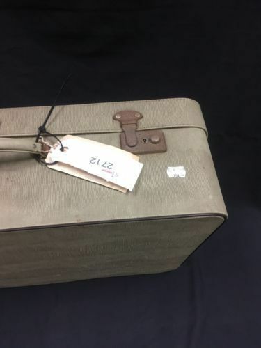 Vintage 1953 NOTON "Milady" Suitcase lined 24" - roleplay automobilia prop (2712
