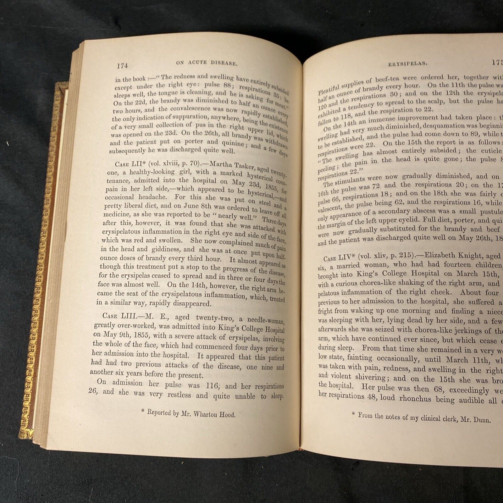 BOOK - Robert Bentley Todd, Clinical Lectures, Kings College London 1861 -(5274)