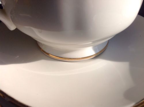 Mayfair Bone China - 22 Saucers , 1 Cup , 2 Milk Jugs 3 Plates Used  - (126)