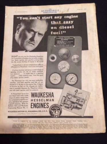 The Automobile Engineer - Magazine February 1940- No front cover -  (294)