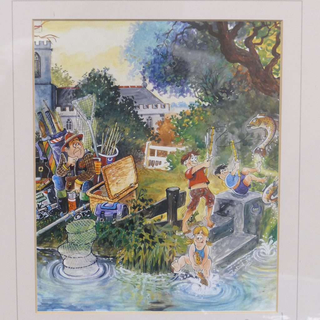 Framed Picture - Danny Byrne The Complete Angler - (9235)