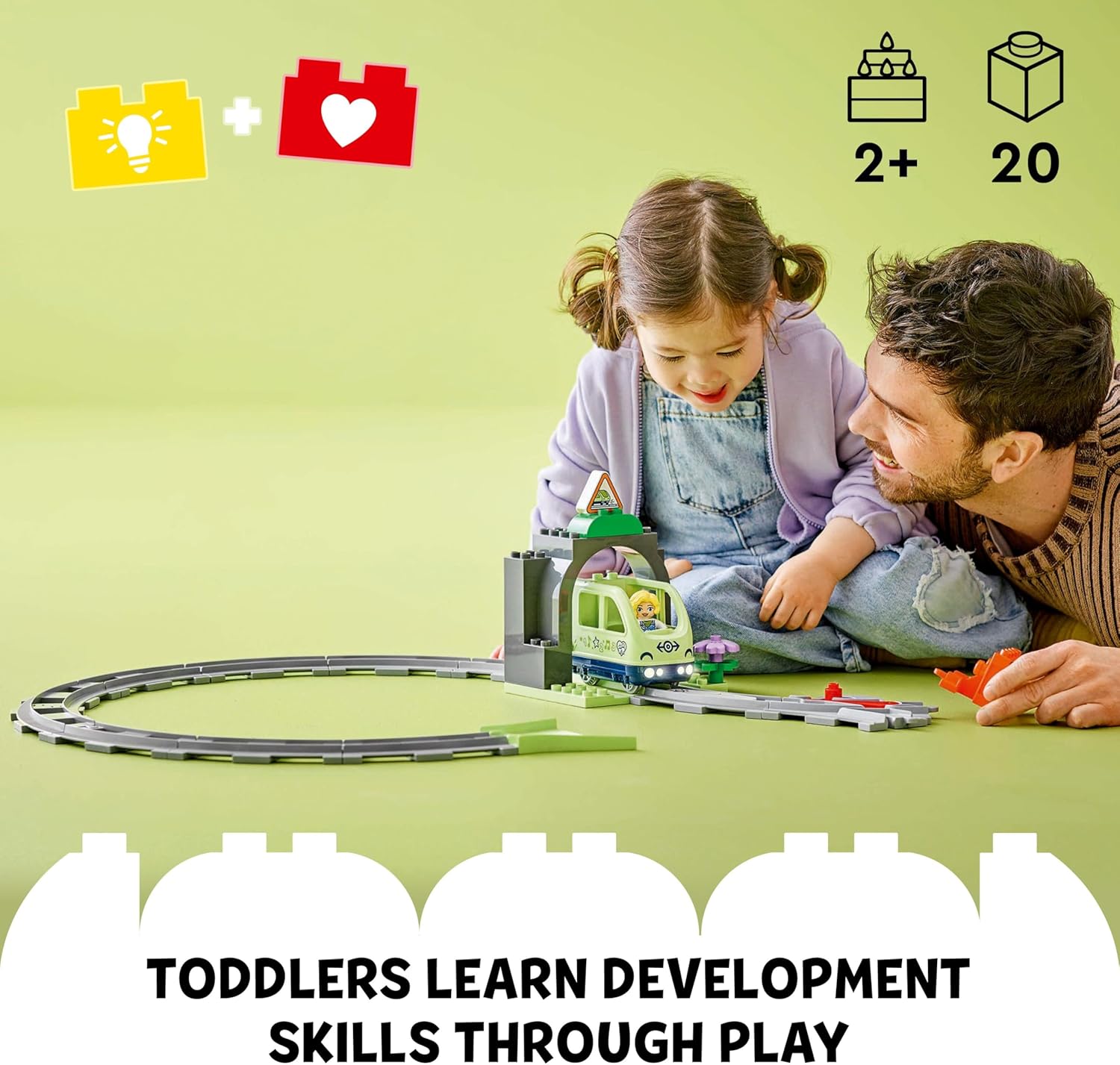 LEGO DUPLO - Town: Train Tunnel & Tracks Expansion Set - 10425