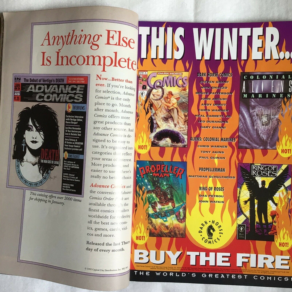 WIZARD Comic Collectors book and price guide No 17 January 1993 - (8895)