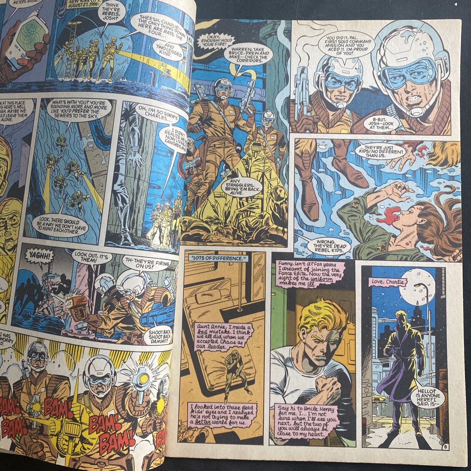 COMIC - DC Comics Tales of TEAM TITANS - Sep 1992 - High Voltage - (8814)