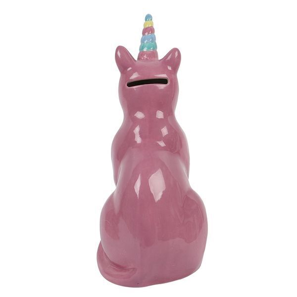 BULK BUY 8 x Ceramic Caticorn Money Box Large unicorn cat - Paperchase