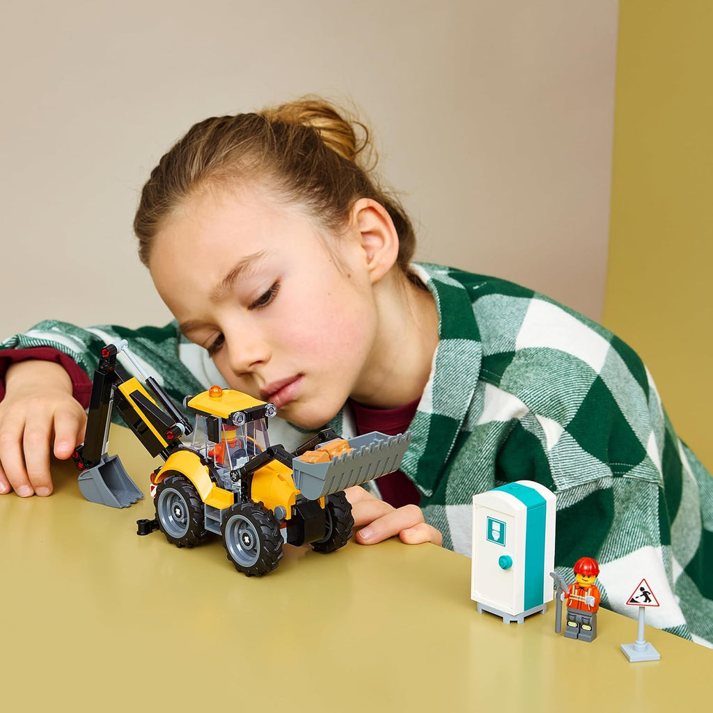 LEGO City Great Vehicles - Yellow Backhoe Loader - 60480