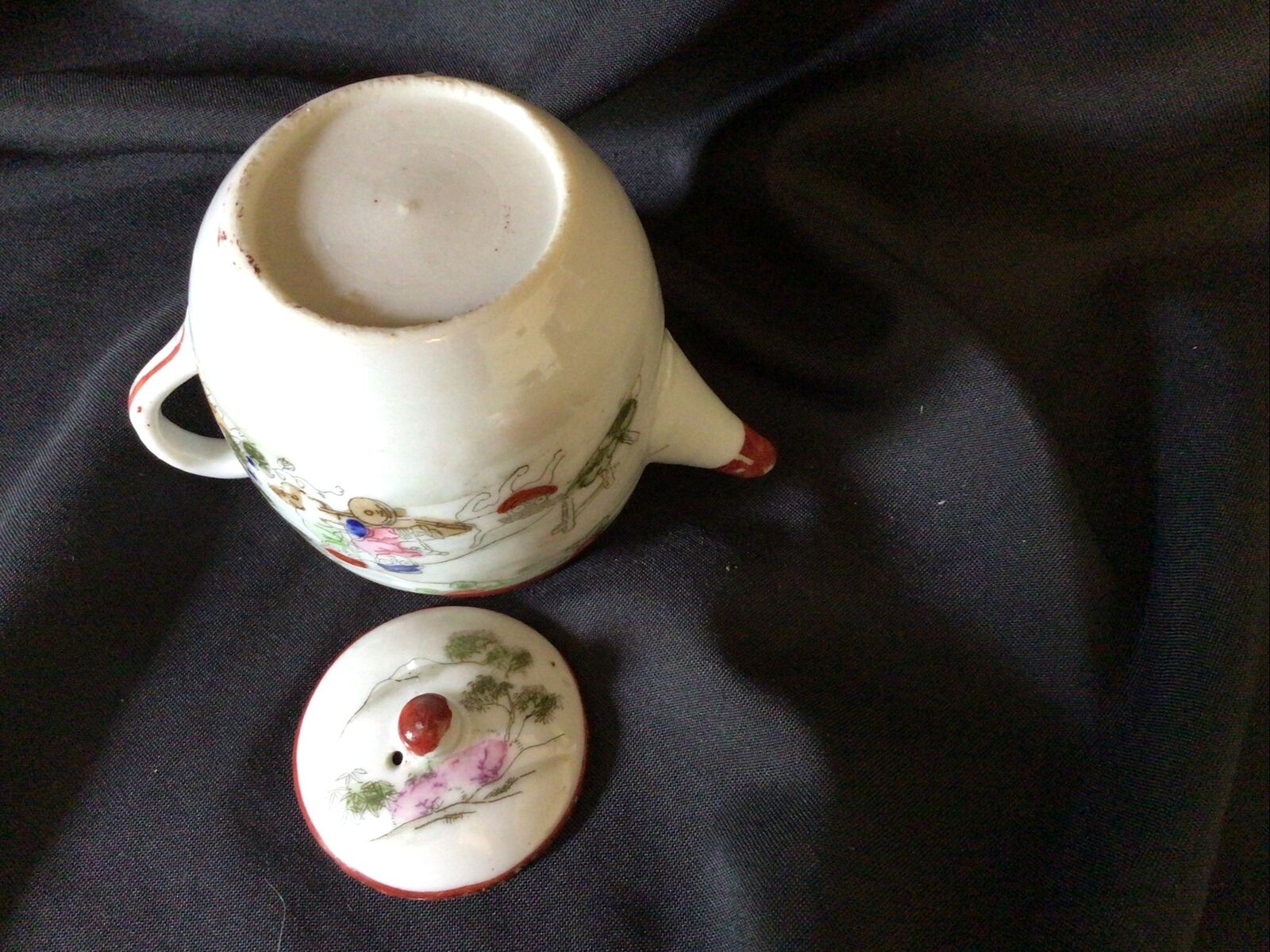 Teapot Collectors Small Ceramic Vintage 9cm Japanese Style - (8061)