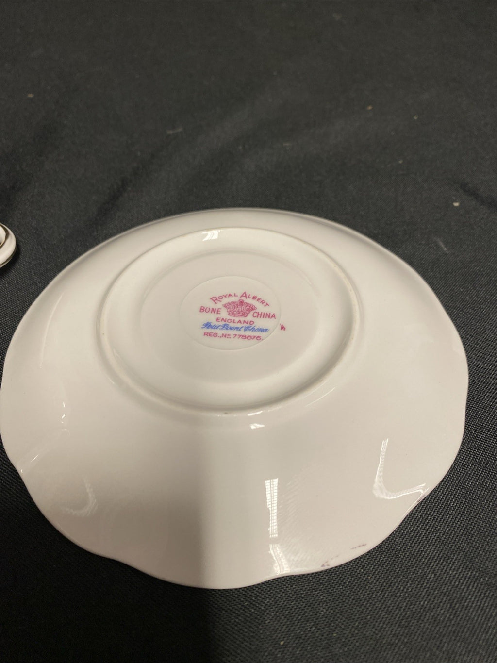 Royal Albert Bone China Petit Point RD778676 Tea Cup & Saucer - (1758)