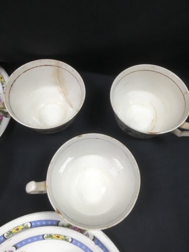BCM Nelson Ware TSING Part Tea Set Very poor condition 10 pieces (2769)