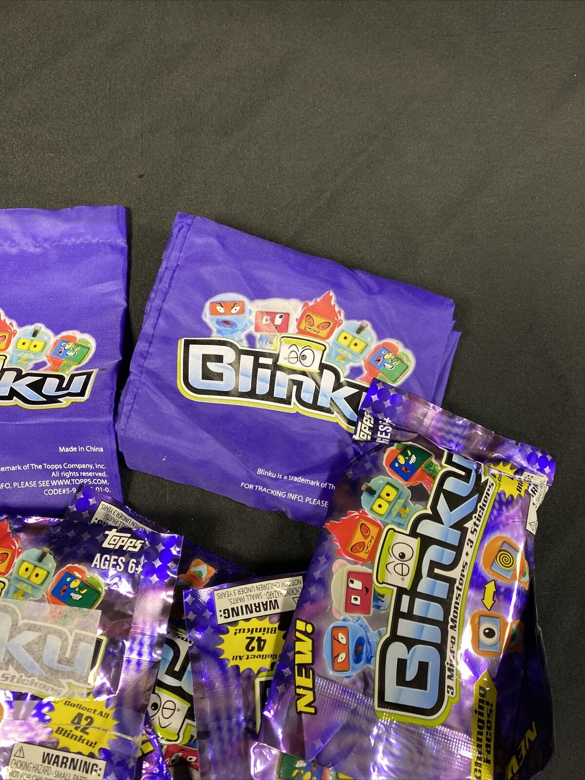 Topps Blinku x 8 Packs plus bags - Old Stock from 2009 - (7296)