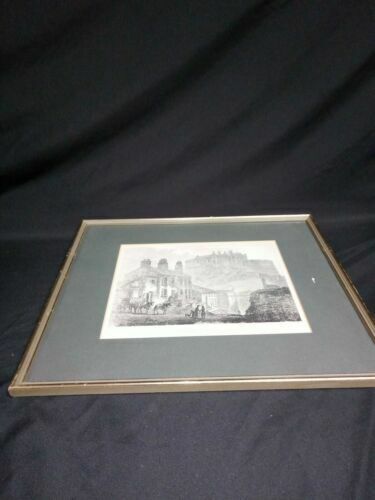 James Fittler Aft. John Claude Nattes 1804 engraving Edinburgh Castle (7003)