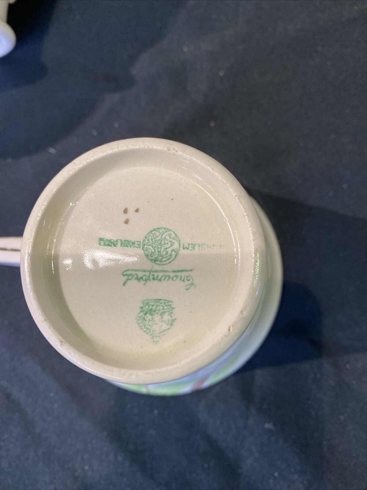 Antique Art Deco 1930's Crownford Ford & Sons 3 x Tea Cups - (8487)