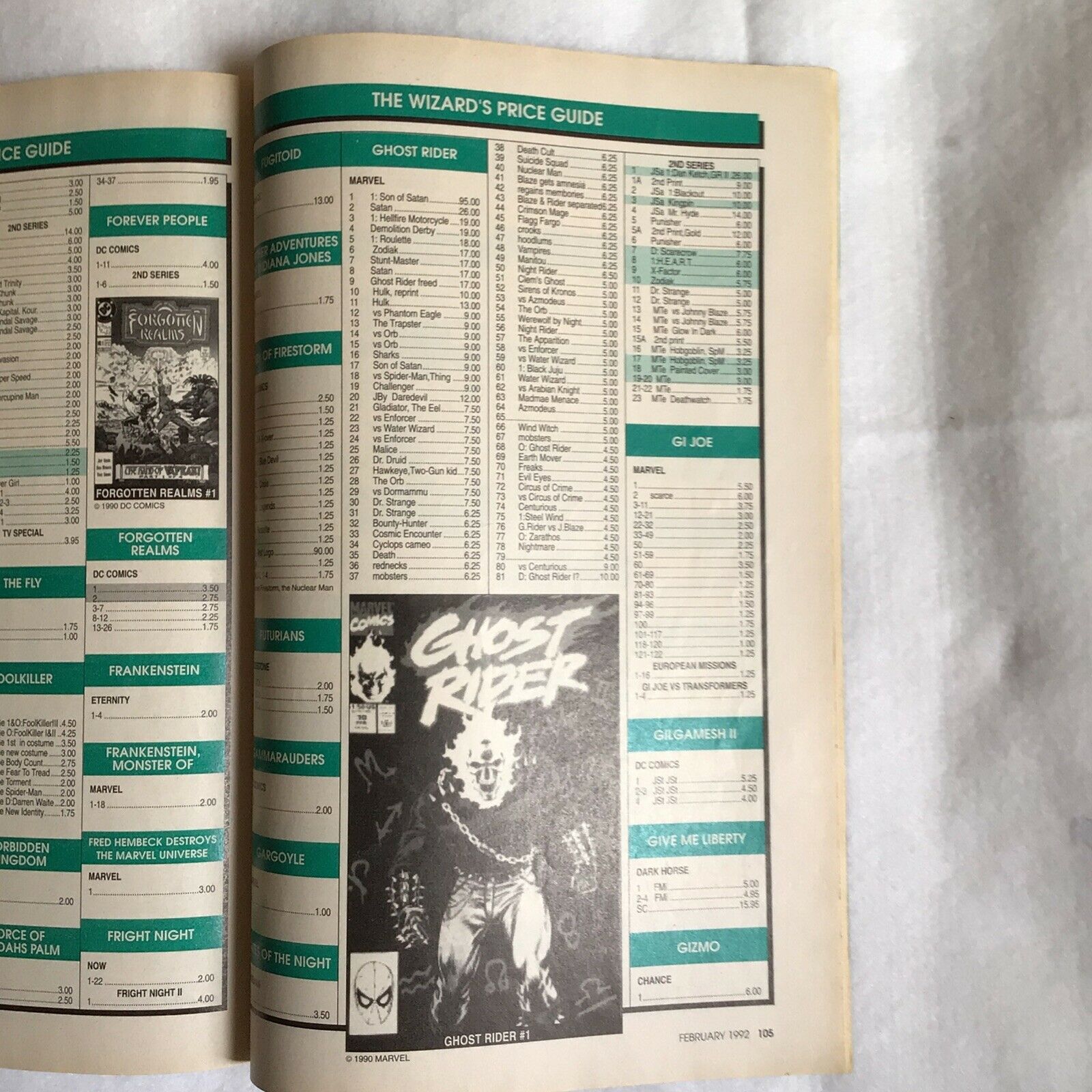 WIZARD Comic Collectors book and price guide No 6 February 1992 - (8898)