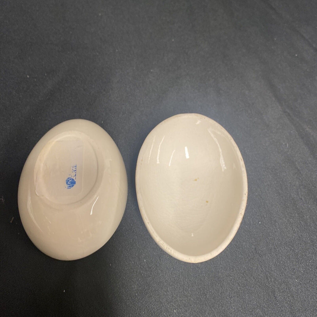 Trinket Box EGG - England China Egg Renaissance Design - (9207)