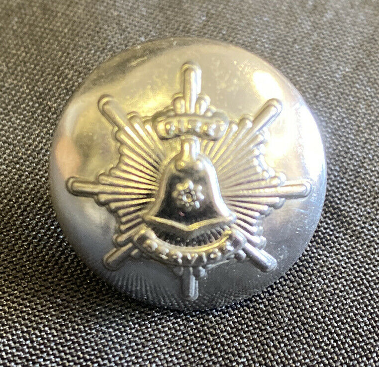 FIRE BRIGADE Vintage Tunic Button - EASTERN REGION Helmet on Star 25mm  (7605