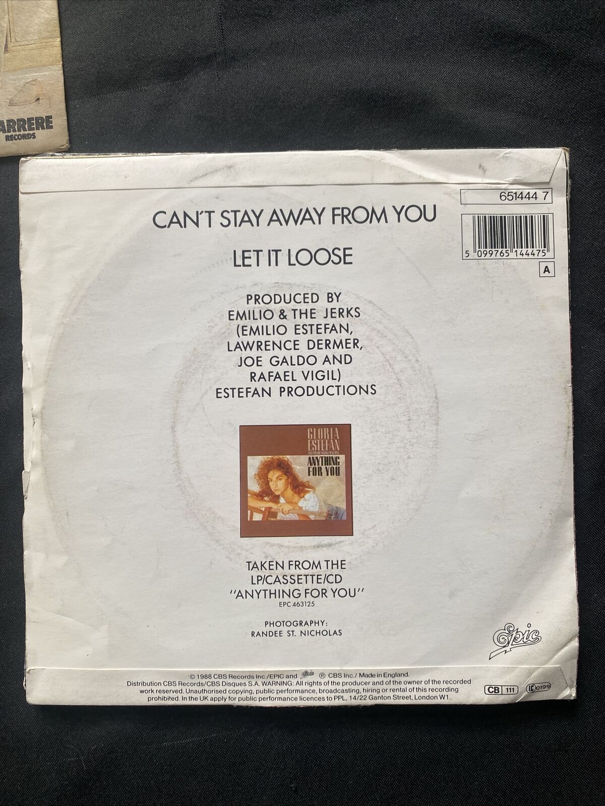 Vinyl Records 7" Singles 5 x 1980's Foreigner, Gerard Kenny, Gaynor Etc -9452
