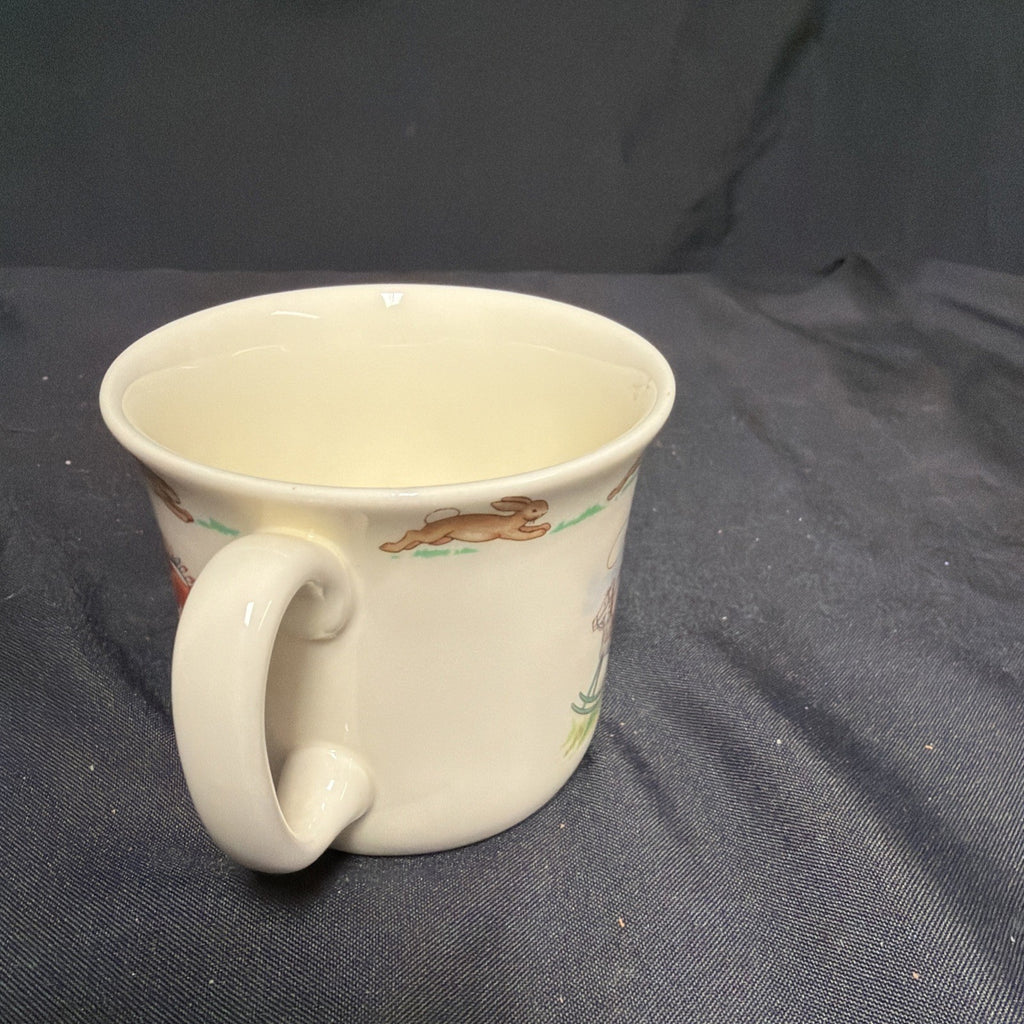 Royal Doulton Bunnykins Two Handled Cup Cowboys & Indians Vintage - (1894)