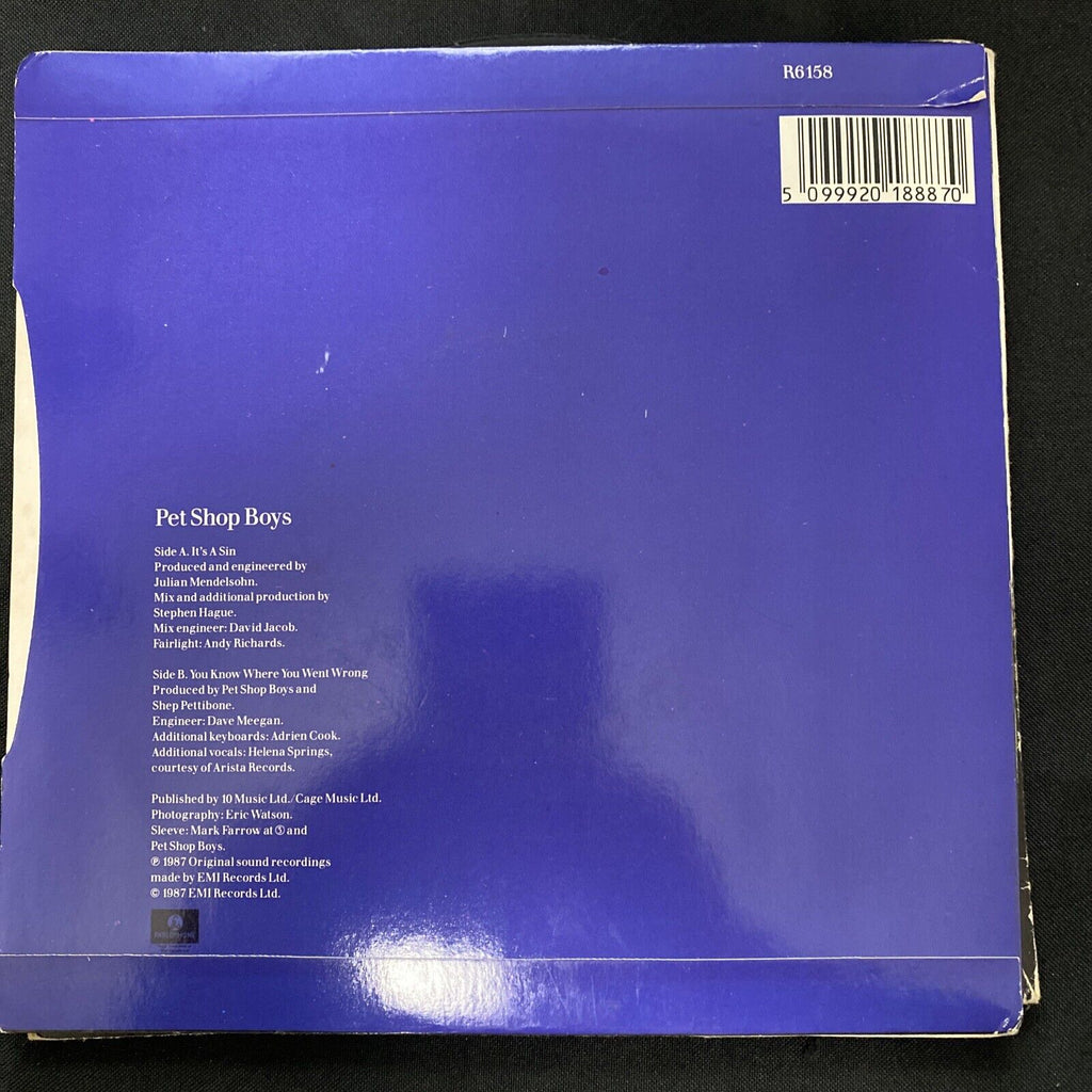 Vinyl Records 7" Singles 5 x 1980's Pet Shop Boys, Pulsallama, Odyssey (9456)