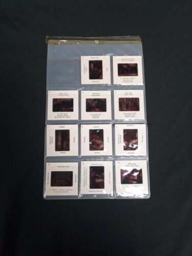 POSTOJNA CAVE - Floppy vinyl English single and 11 original slide photos (6986)