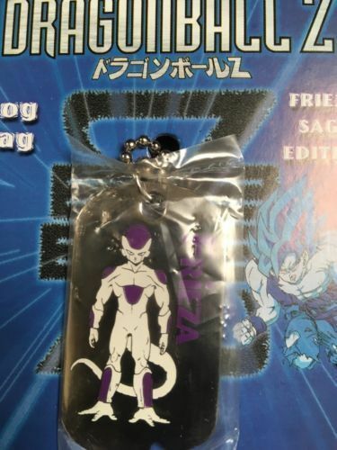 Dragonball Z Dog Tag and chain - FRIEZA - Brand new on card rare item - (6141)