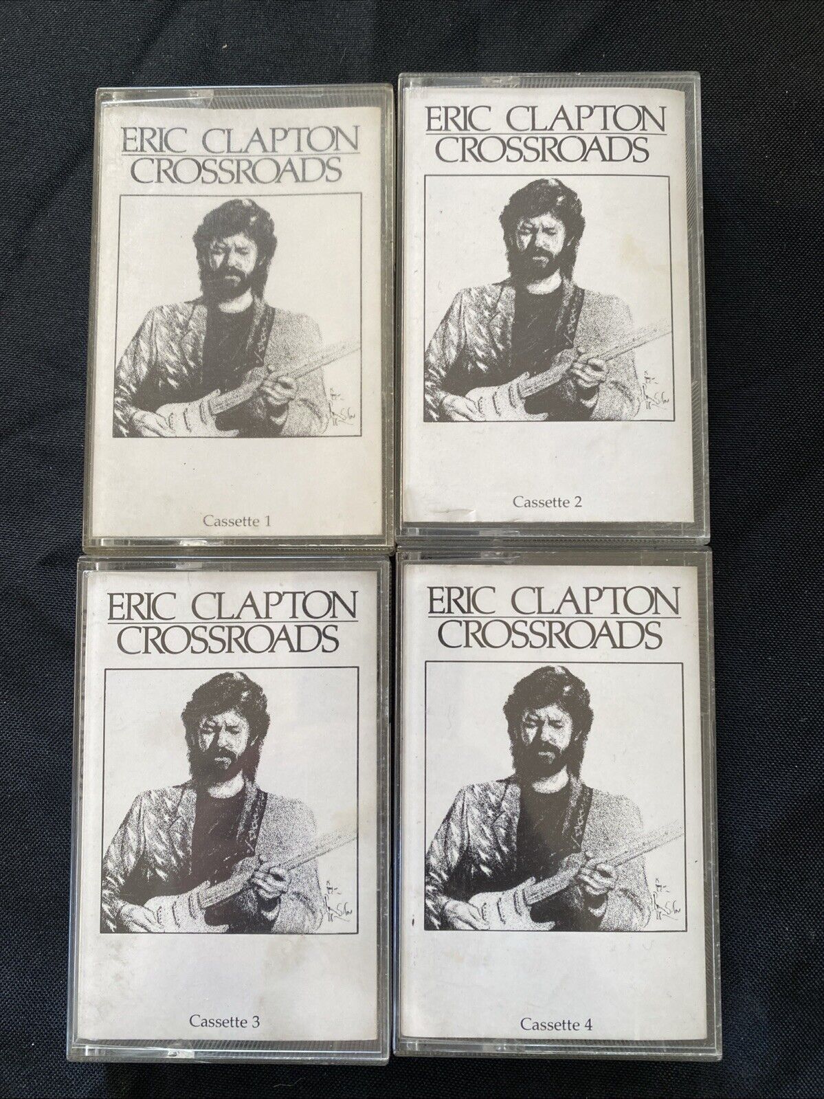 Eric Clapton Cassette Tapes Crossroads set of 4 tapes 1988 - (5903)