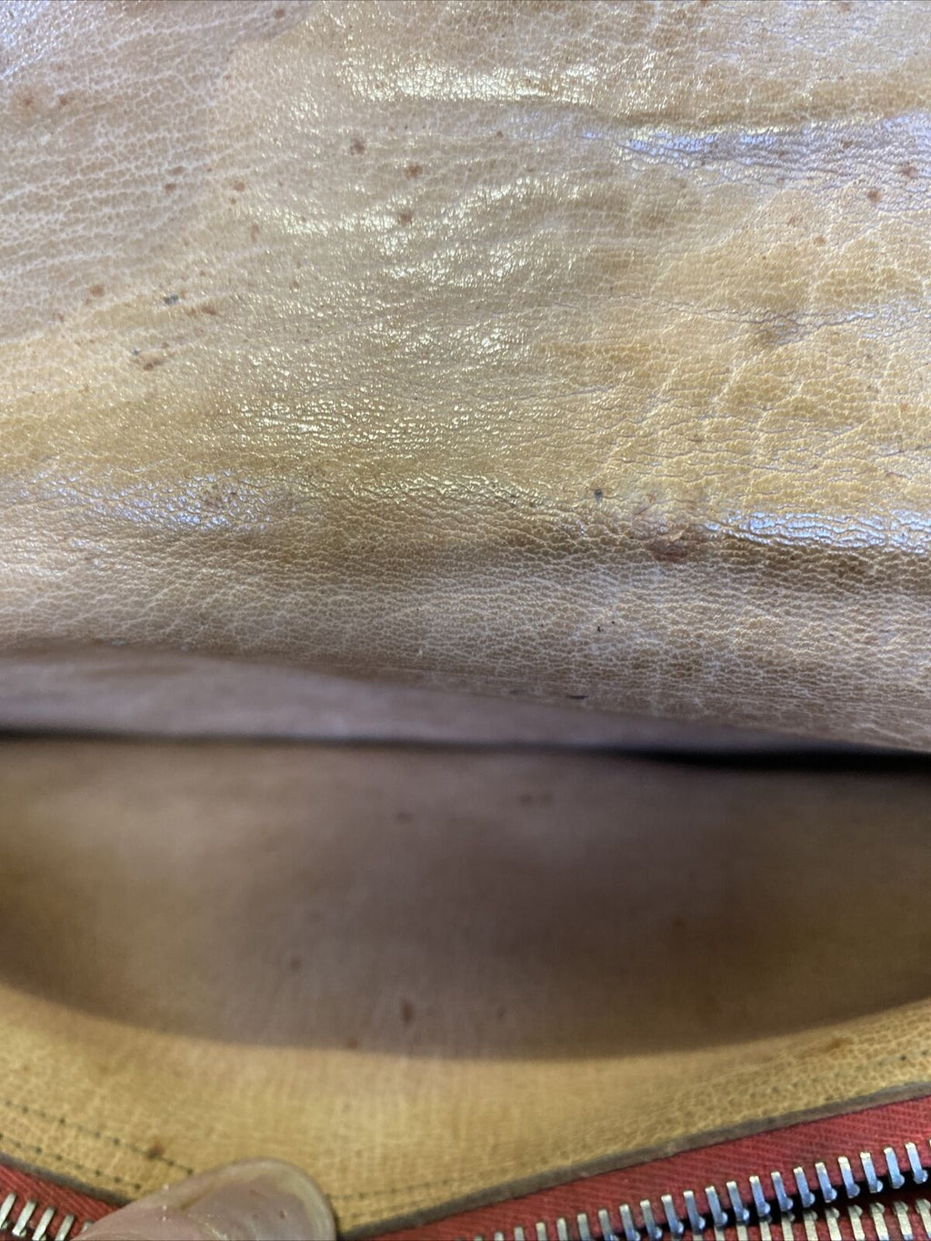 Vintage 1950's 100% Crocodile Skin including stitching handbag - (8426)