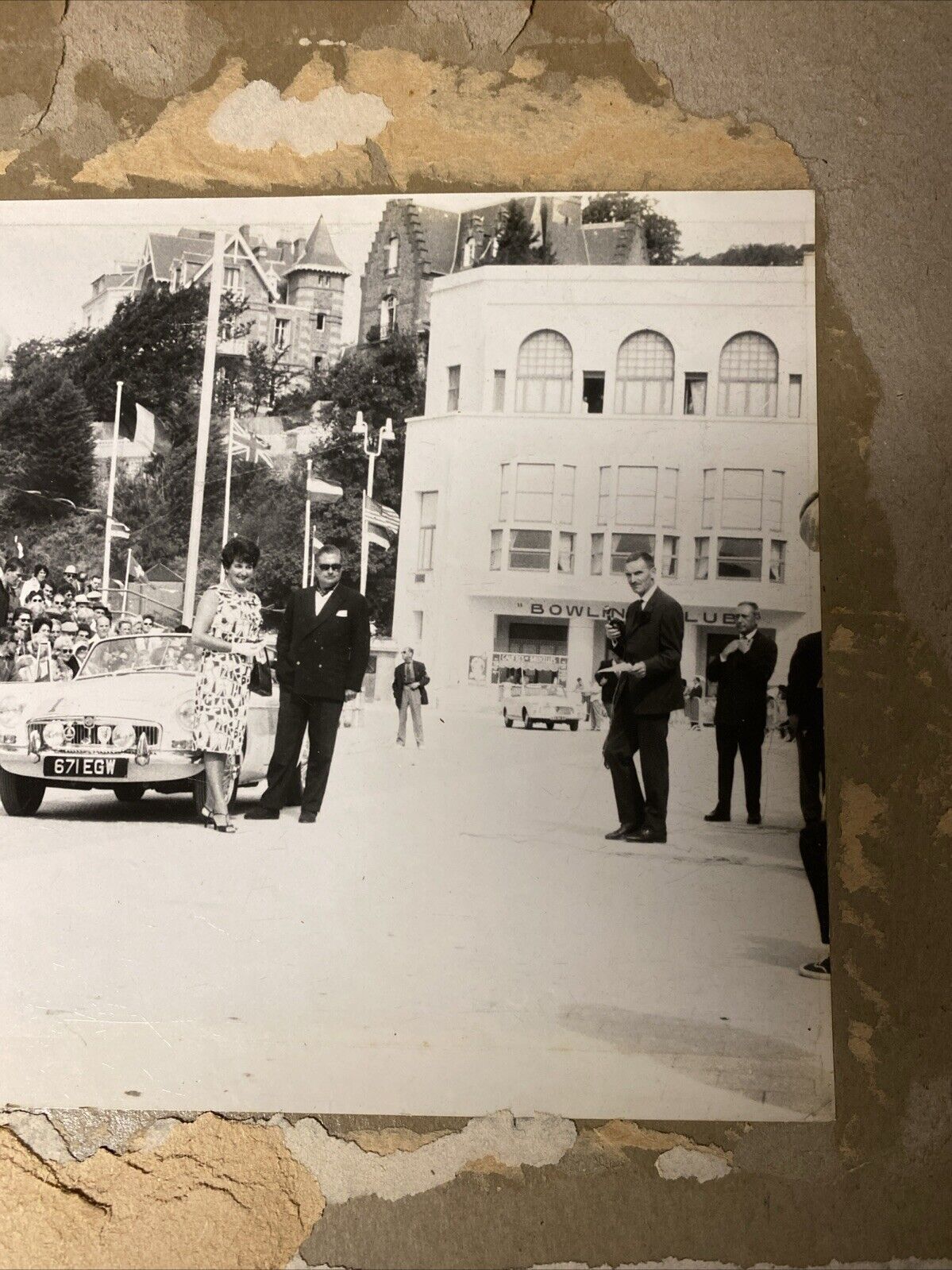 1960's Motor Sport Racing Europe Original Photograph 24 x 18cm Monaco? - (5417)