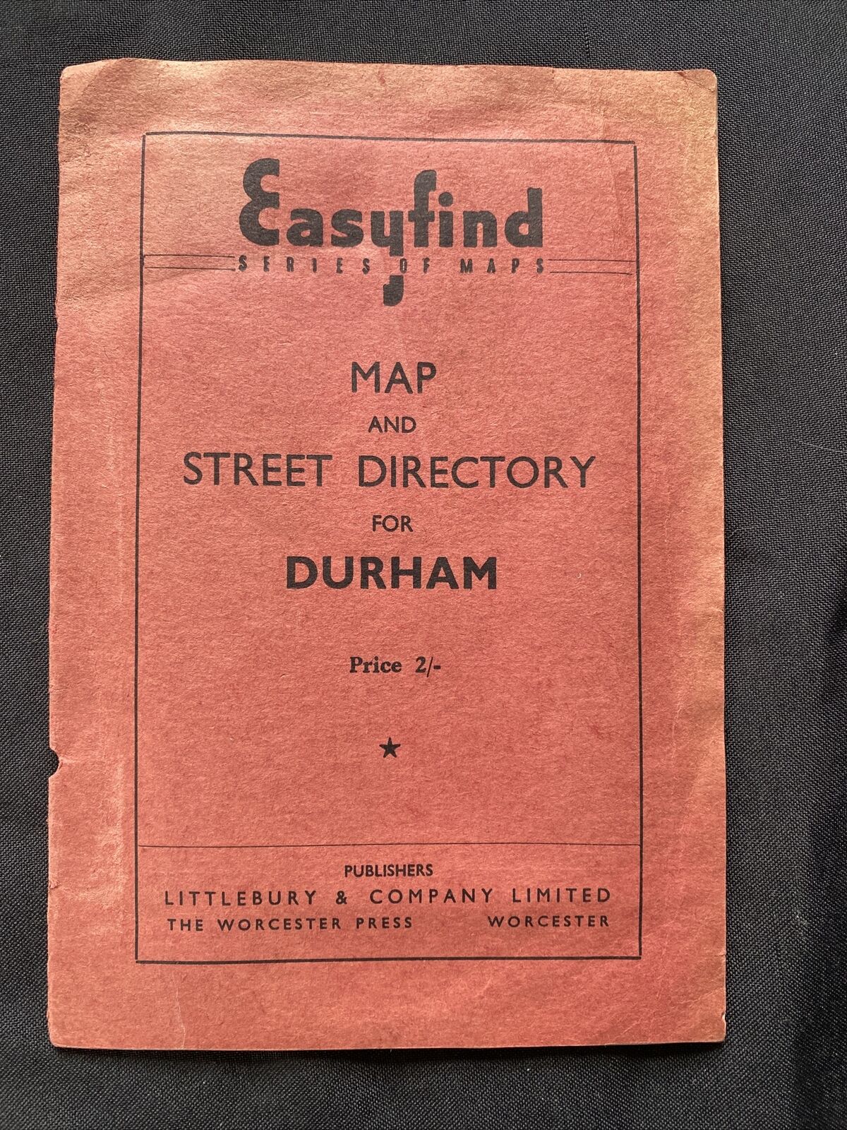 MAP - Easyfind 1960's New Map and Street Directory DURHAM - (9533)