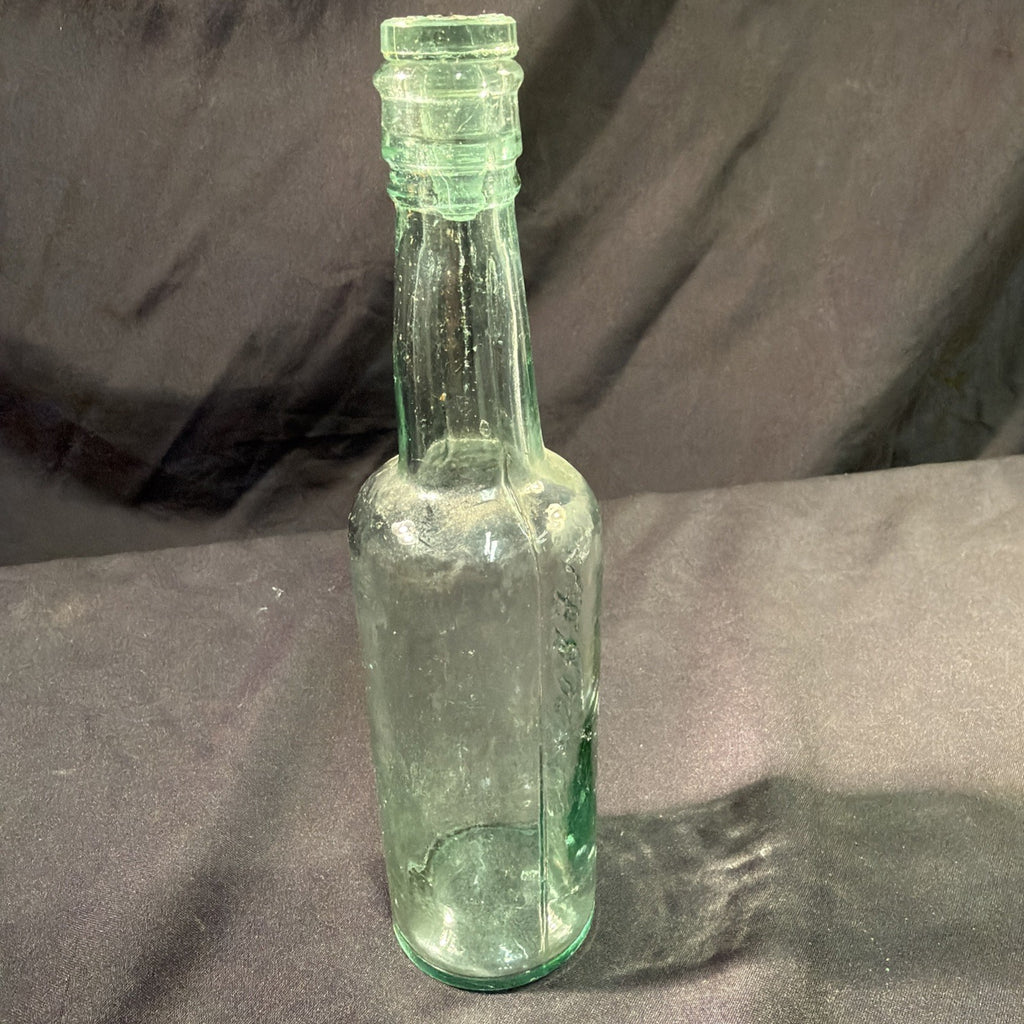 Antique Glass Bottle Holbrook & Co & Stopper 1880's 23cm tall - (2010)