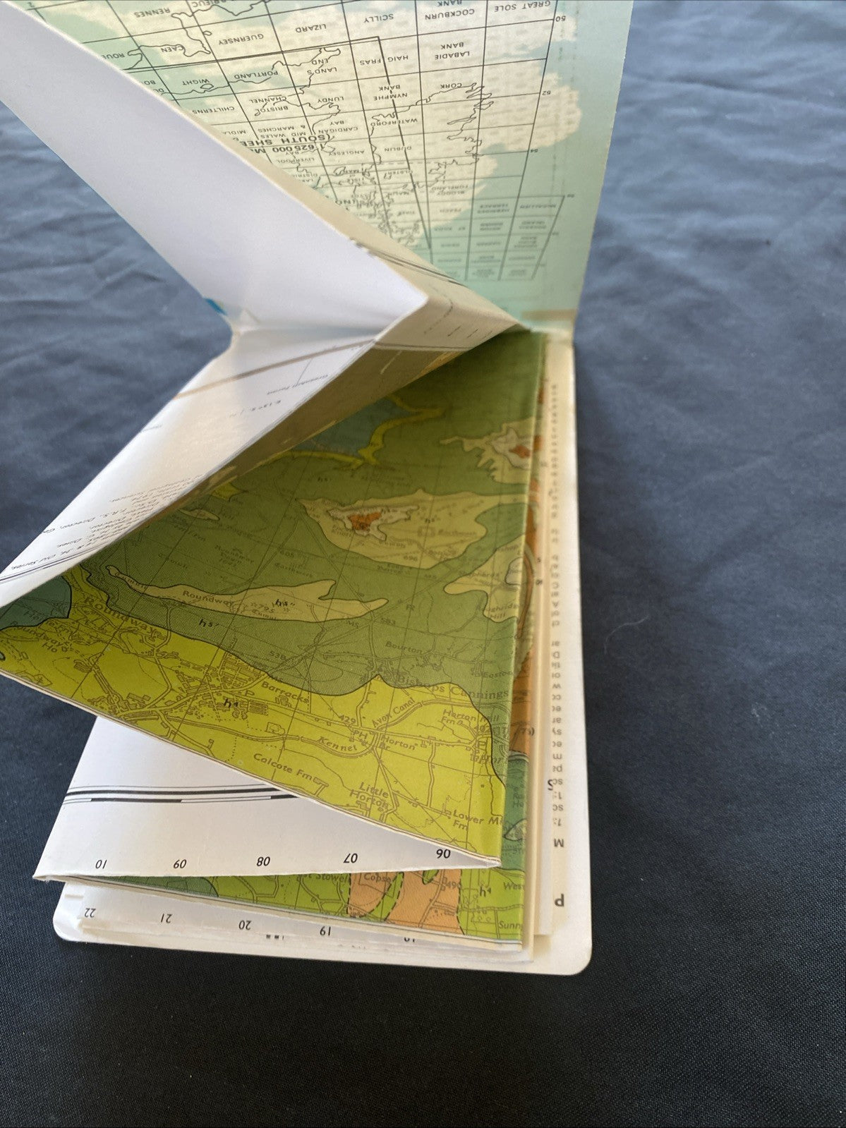 British Geological Survey Solid and Drift Edition Map Marlborough 1:50 sc (1309)