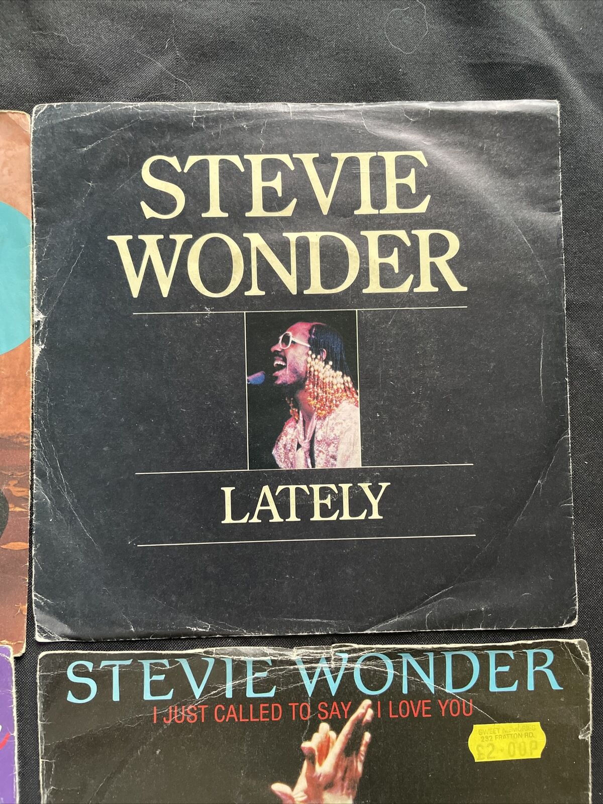 Vinyl Records 7" Singles 5 x 1980's Stevie Wonder 5 different singles - (9429)