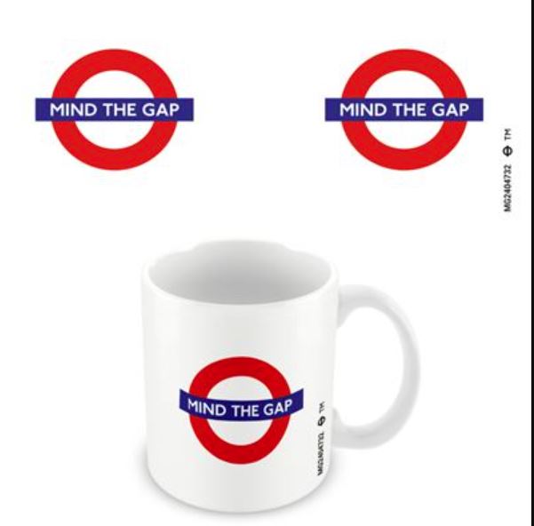 MUG Boxed Ceramic - Transport For London TFL, Mind The Gap