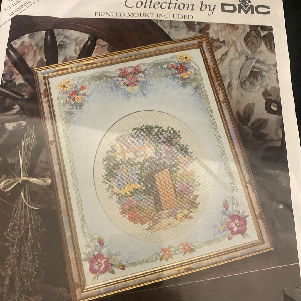 Cross Stitch Vintage DMC 14ct Aide "Mattie's Cottage" NEW Unused - (9107)