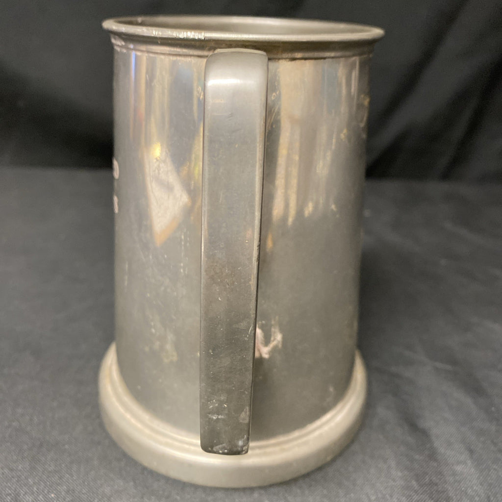 Vintage Pewter Tankard engraved Ashford Farmers 1978  - (1749)