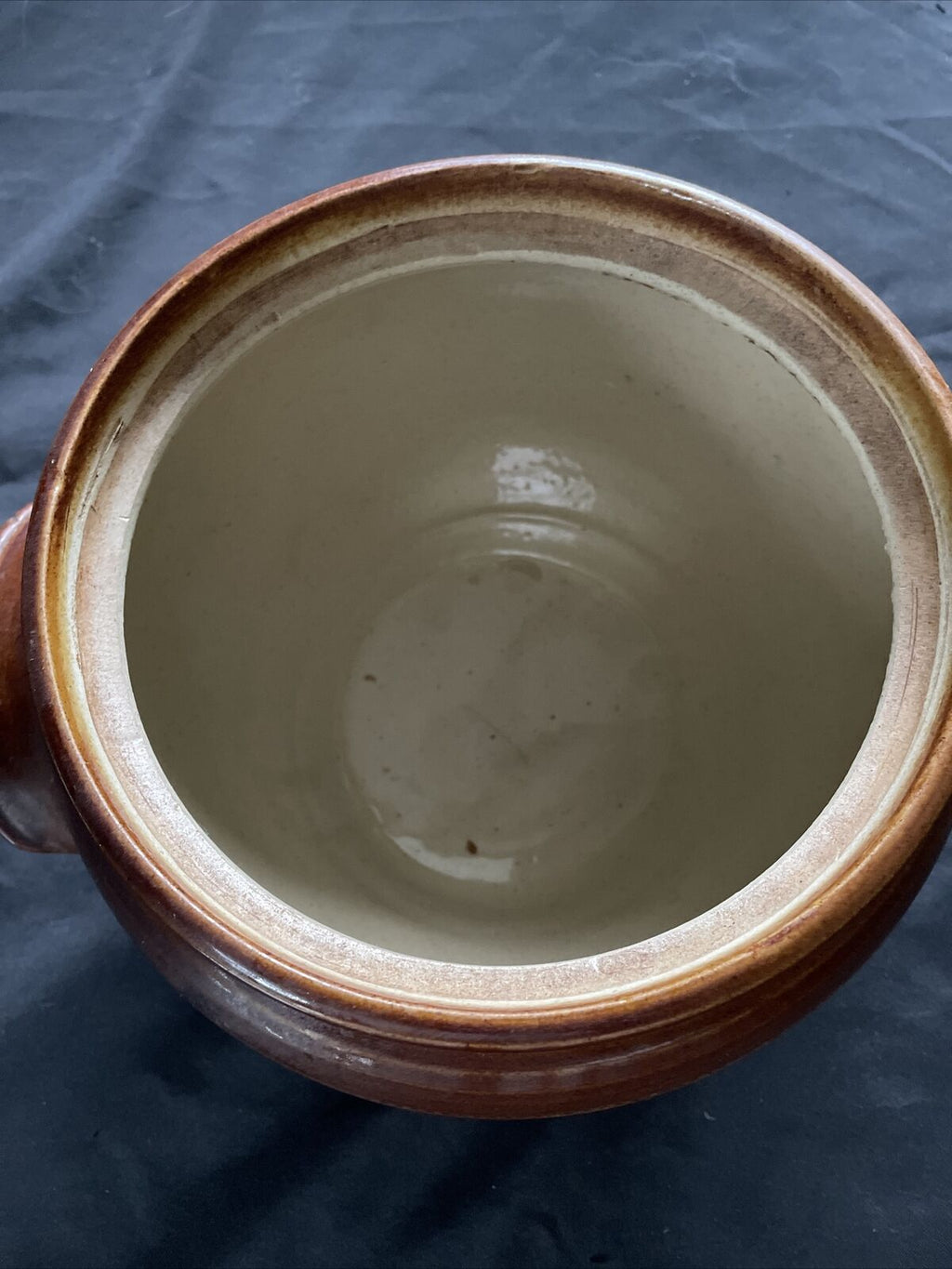 Vintage Pearsons of Chesterfield 6pt Cooking stoneware pot - (9391)