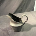 Vintage Black Basalt Jug / Creamer 9cm tall Wedgwood? - (1983)