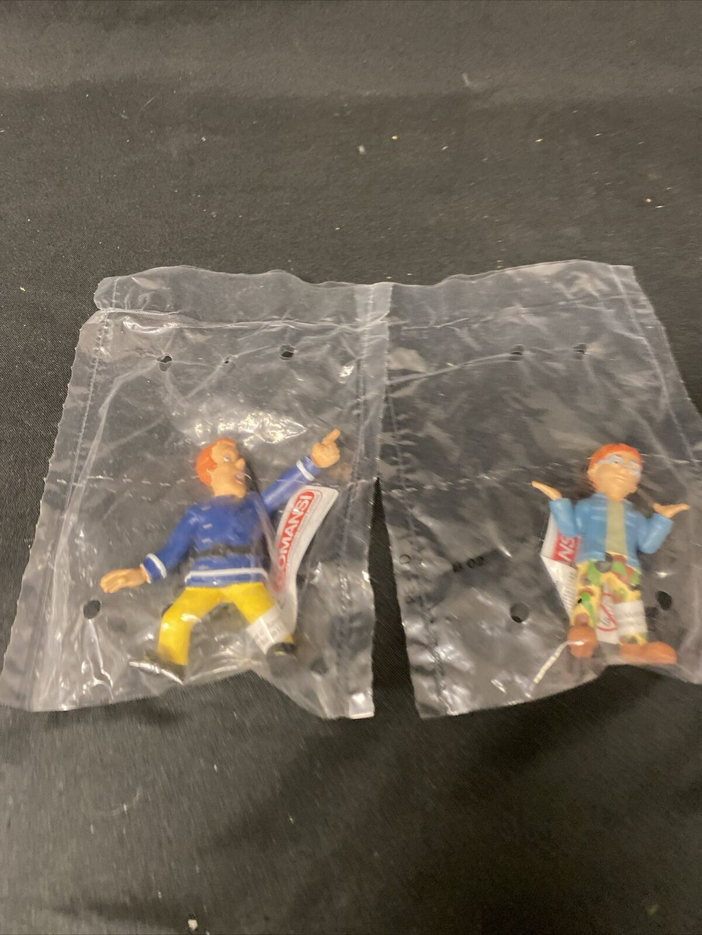 Comansi Spain 2 x Fireman Sam Figures Cake Toppers Brand New - (5020)