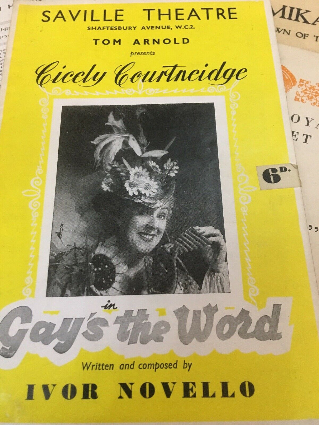 1950's Theatre Programmes x 14 - Garrick Apollo Saville Pavilion Theatre - (2955)