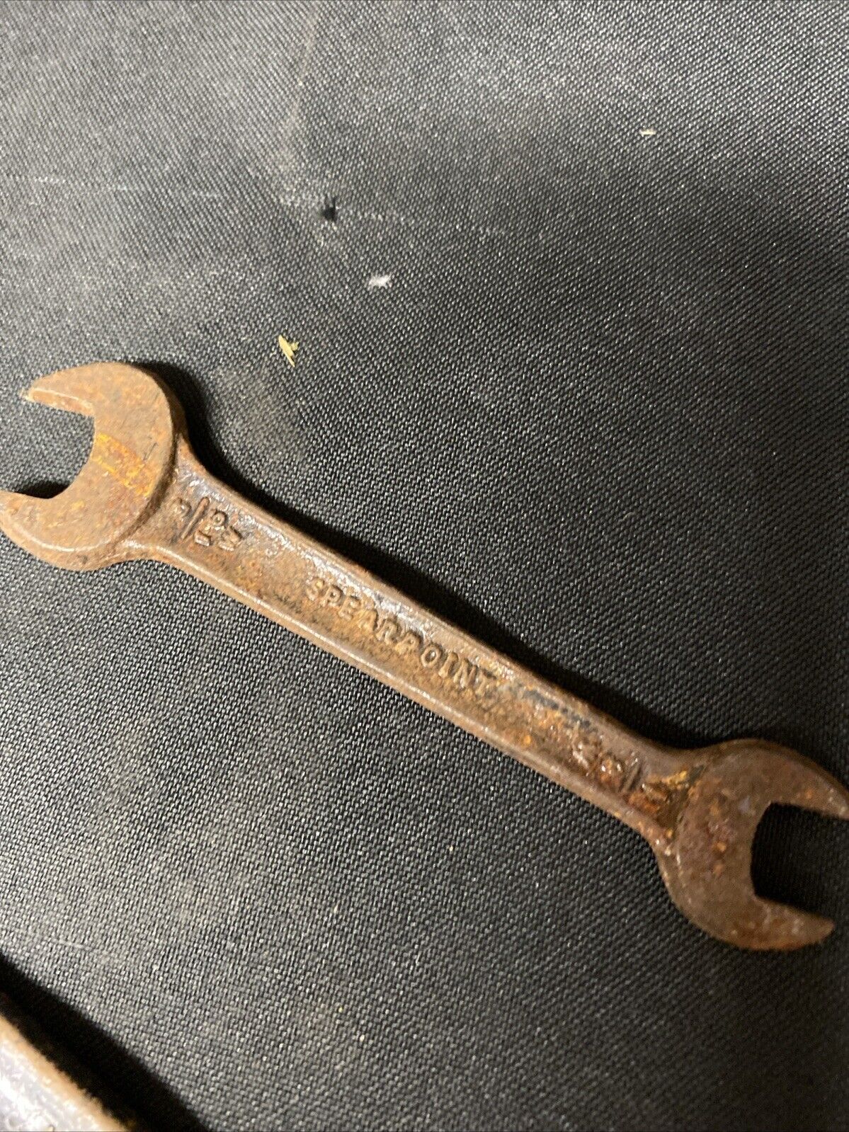 Vintage Spearpoint 16th / 8th Spanner and Lister 1/2" / 16th Spanner - (5701)