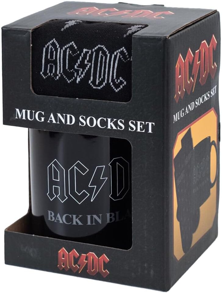 Mug and Sock Set - AC/DC Back In Black - Gift Set