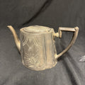 Antique Electroplated Brittania Metal Teapot Sheffield #4966 - (1914)